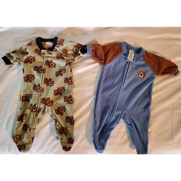 BUNDLE! Gerber 2 Onsie Sets W/ WonderNation Mittens & Lppgrace Bed Hat & Blanket - Picture 1 of 10